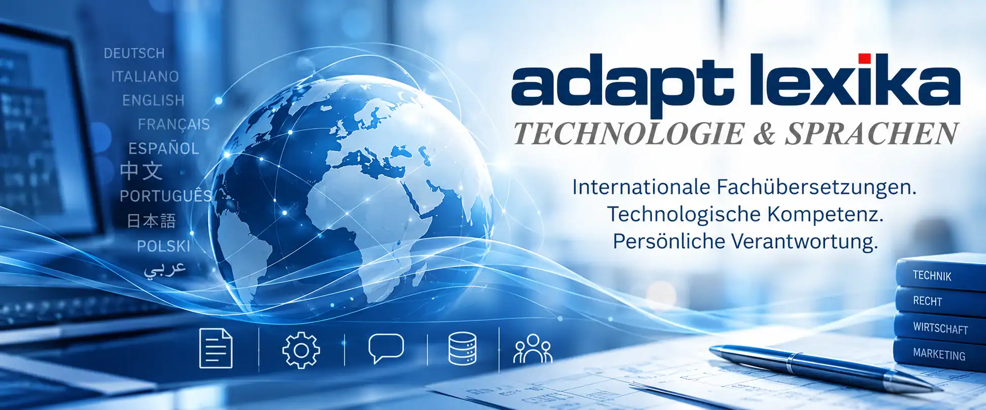 adapt lexika – Technologie & Sprachen: Internationale Fachübersetzungen, Übersetzungstechnologie und mehrsprachige Kommunikation